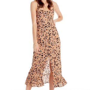 NWT Saltwater Luxe Meg Leopard Midi dress XS